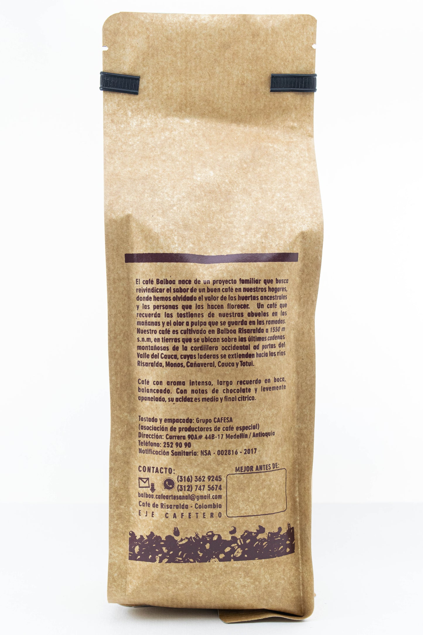 Café en molienda media 500g